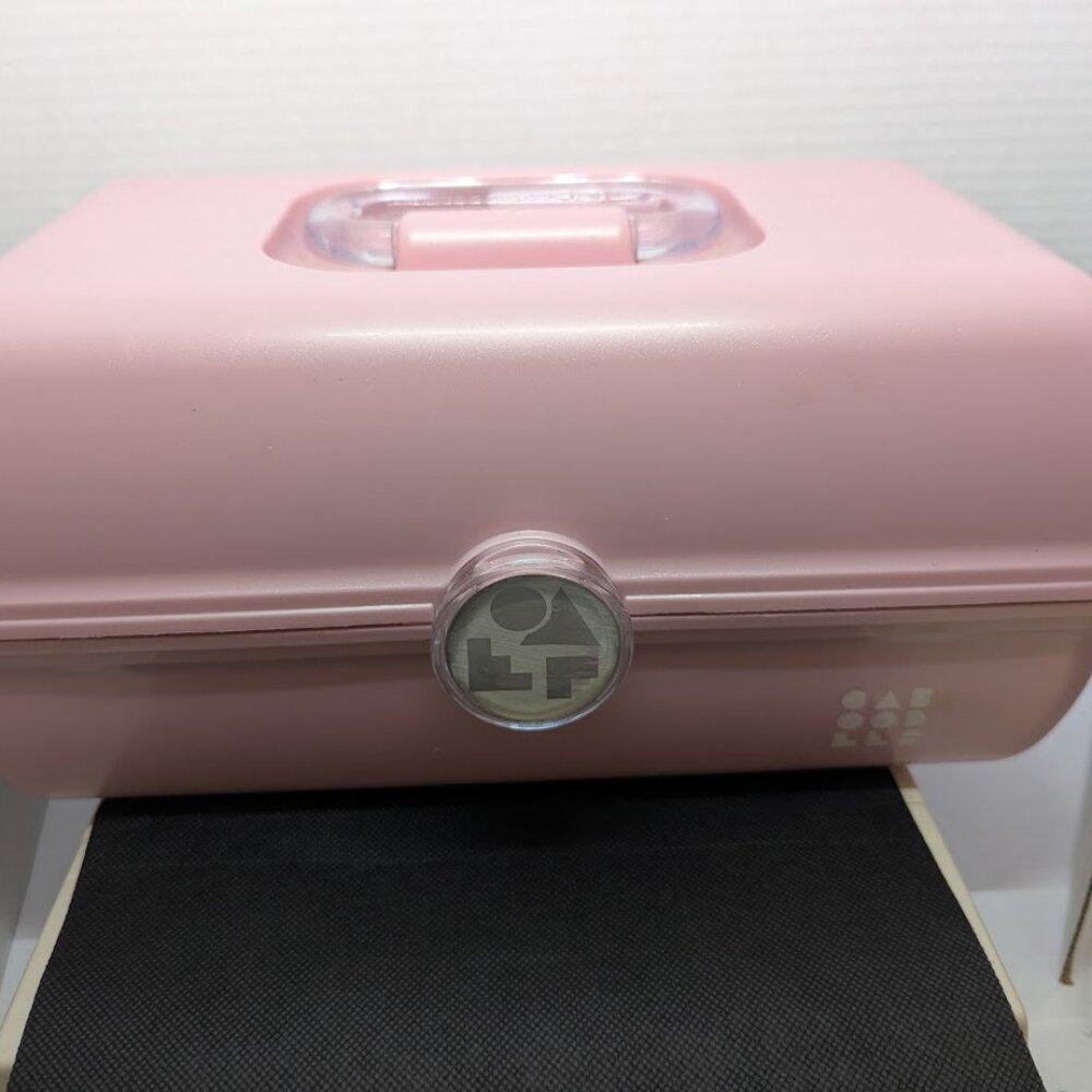 Caboodles On-The-Go-Girl Makeup Case - Millennial Pink Sparkle
